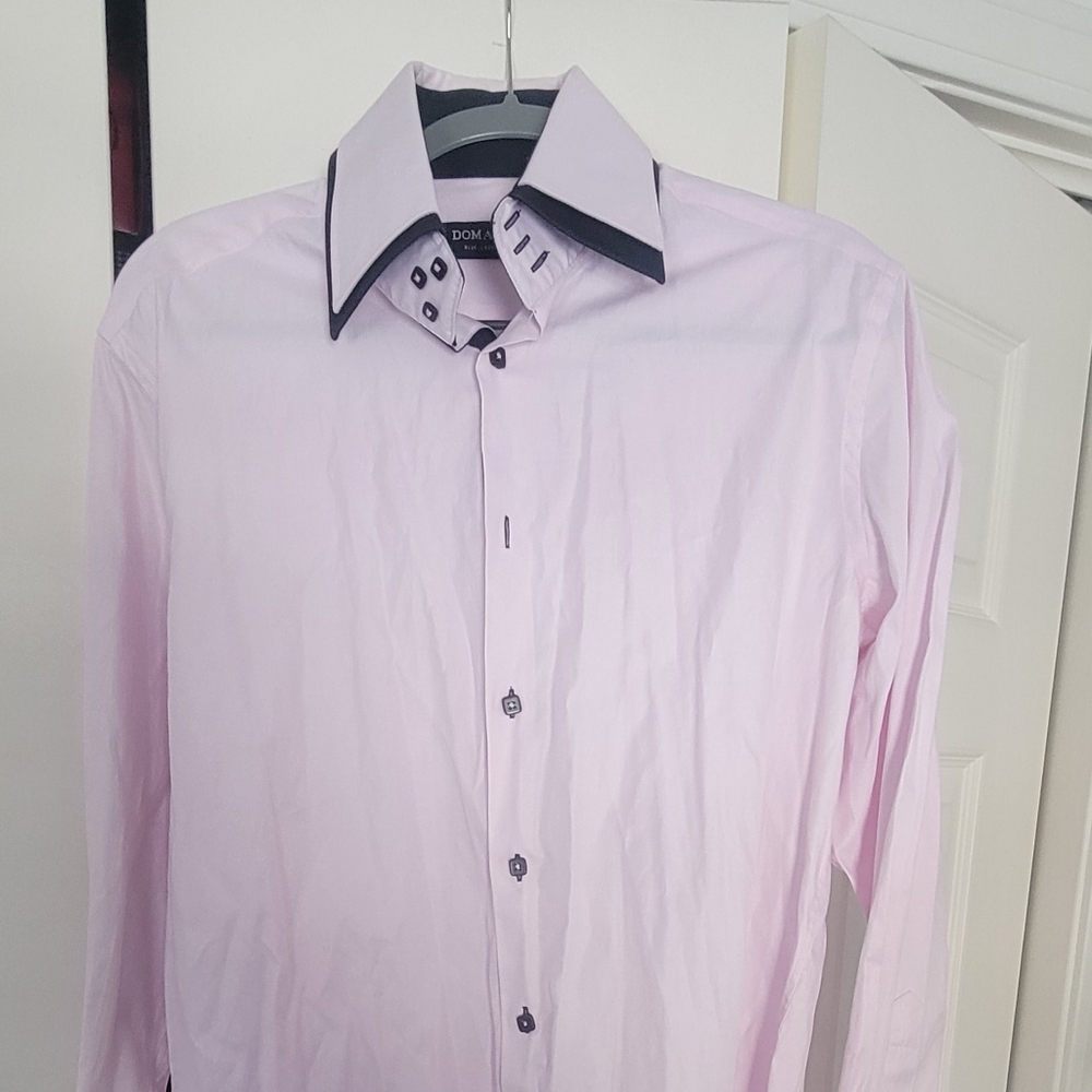 Domani Blue Label size Large/16 long sleeve shirt